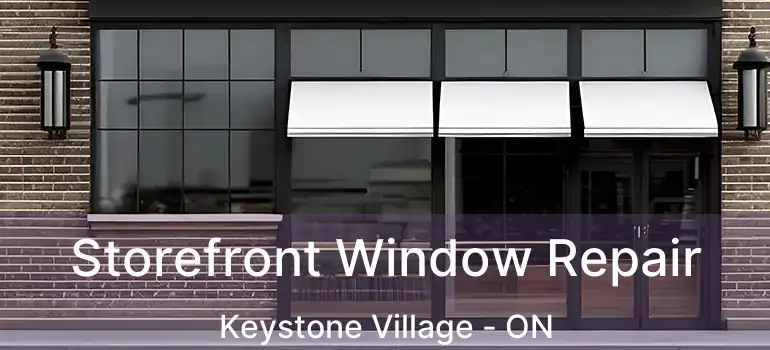  Storefront Window Repair Keystone Village - ON