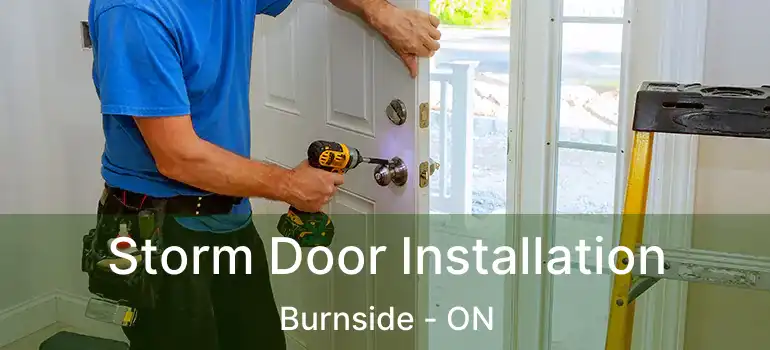  Storm Door Installation Burnside - ON