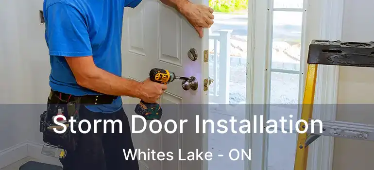  Storm Door Installation Whites Lake - ON