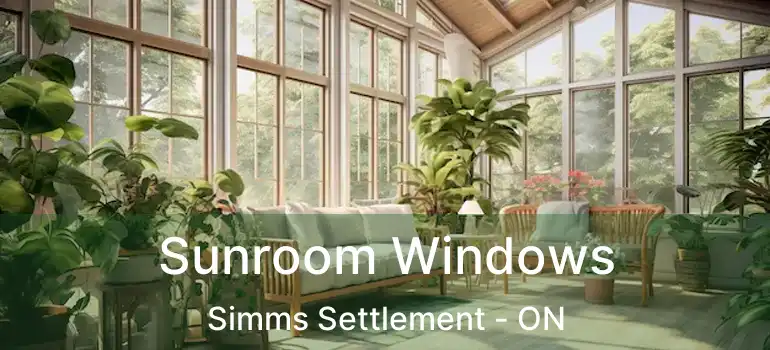  Sunroom Windows Simms Settlement - ON