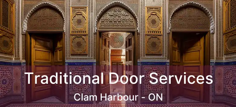  Traditional Door Services Clam Harbour - ON