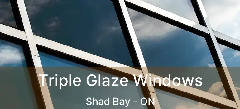  Triple Glaze Windows Shad Bay - ON