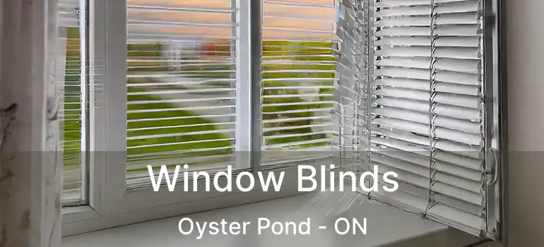  Window Blinds Oyster Pond - ON