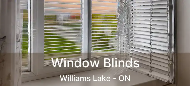  Window Blinds Williams Lake - ON