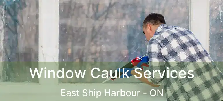  Window Caulk Services East Ship Harbour - ON