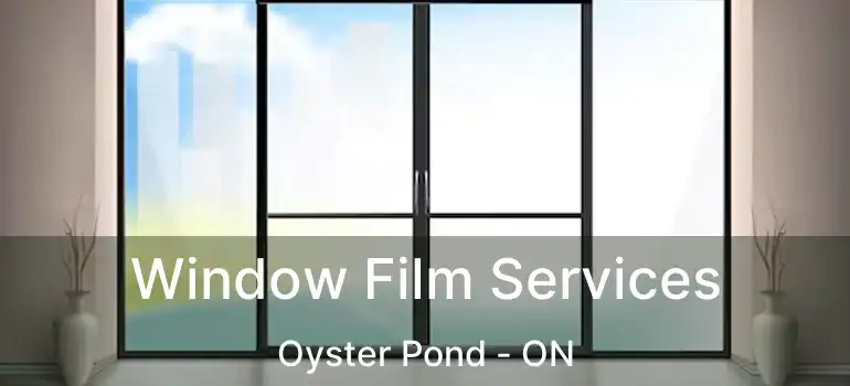  Window Film Services Oyster Pond - ON
