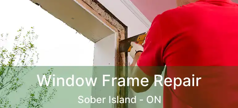  Window Frame Repair Sober Island - ON