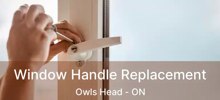  Window Handle Replacement Owls Head - ON