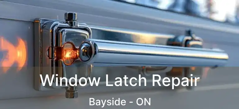  Window Latch Repair Bayside - ON