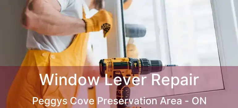  Window Lever Repair Peggys Cove Preservation Area - ON