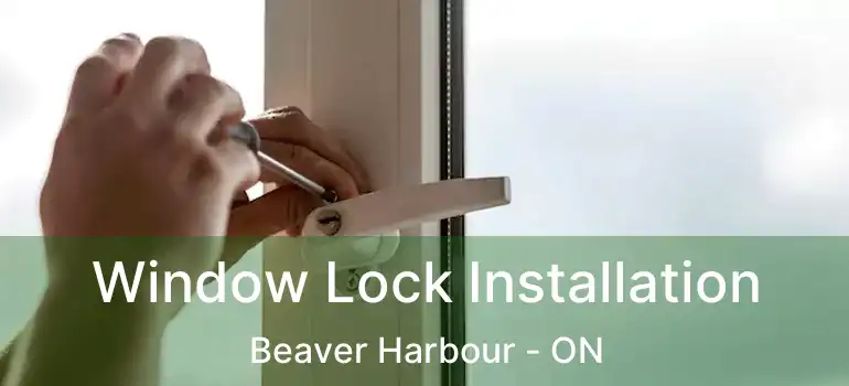  Window Lock Installation Beaver Harbour - ON