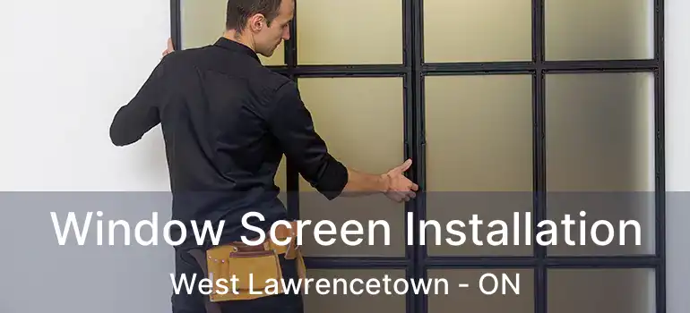  Window Screen Installation West Lawrencetown - ON