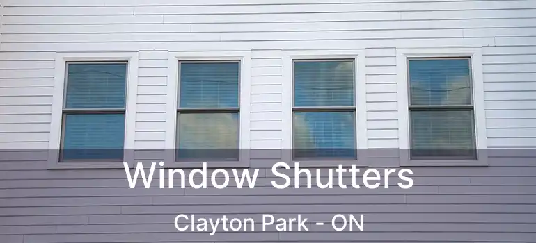  Window Shutters Clayton Park - ON