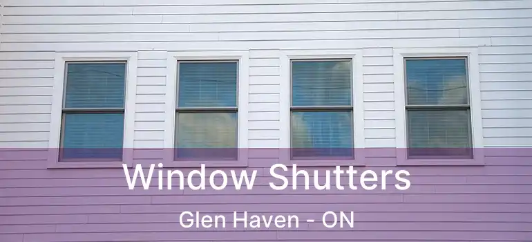 Window Shutters Glen Haven - ON