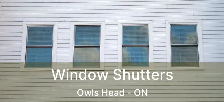  Window Shutters Owls Head - ON