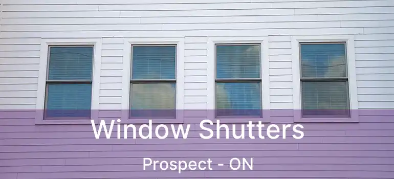  Window Shutters Prospect - ON