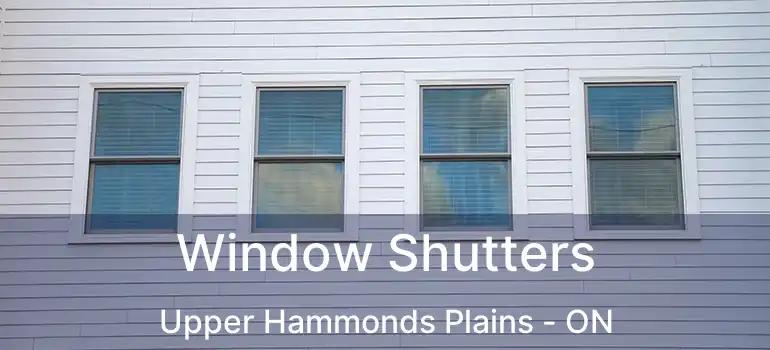  Window Shutters Upper Hammonds Plains - ON