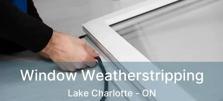  Window Weatherstripping Lake Charlotte - ON