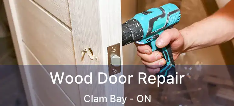  Wood Door Repair Clam Bay - ON