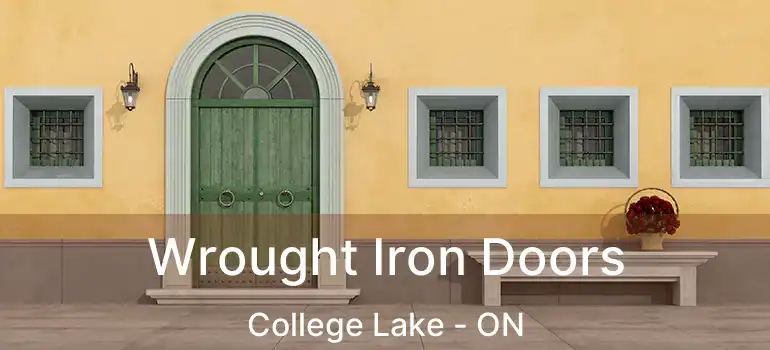  Wrought Iron Doors College Lake - ON